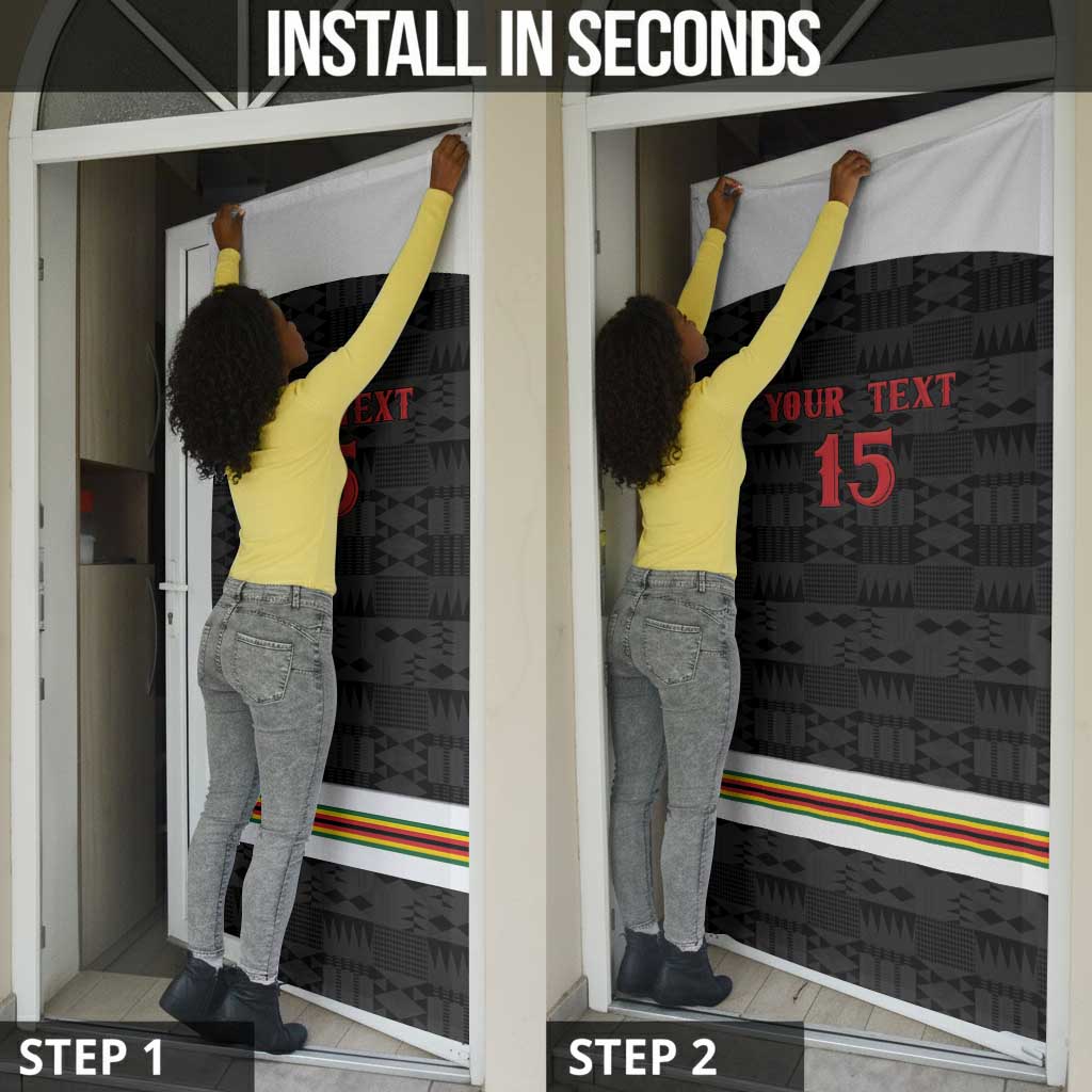 Custom Hockey Zimbabwe Door Cover Go Champions