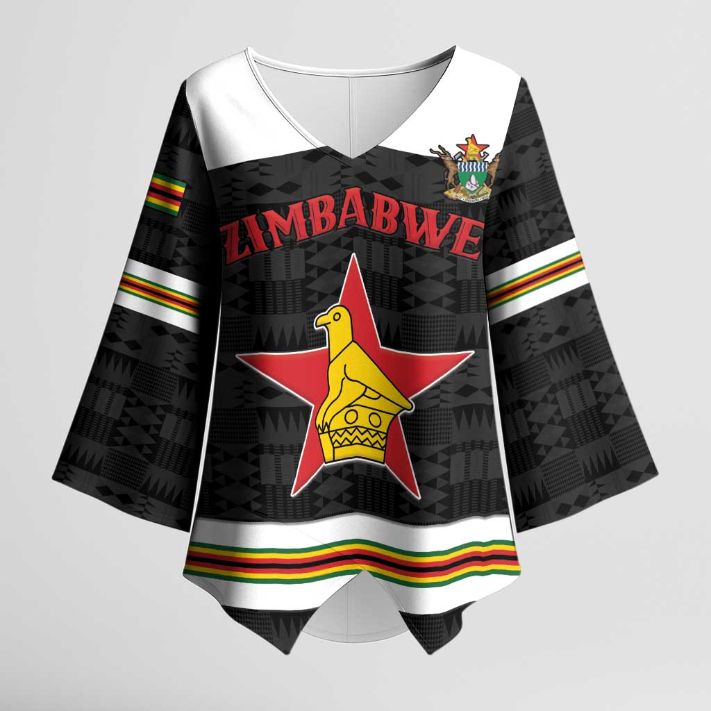 Custom Hockey Zimbabwe Kimono Sleeve Blouse Go Champions