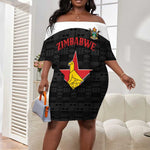 Custom Hockey Zimbabwe Off Shoulder Short Dress Hatirohwe - We don’t lose - African Pride