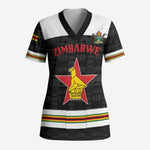 Custom Hockey Zimbabwe Scrub Top Hatirohwe - We don’t lose - African Pride