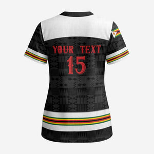 Custom Hockey Zimbabwe Scrub Top Hatirohwe - We don’t lose - African Pride
