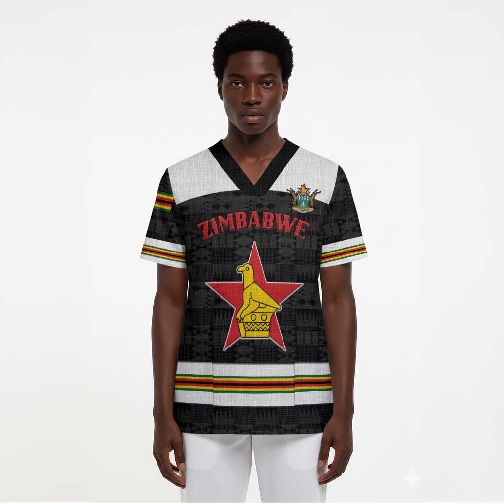Custom Hockey Zimbabwe Scrub Top Hatirohwe - We don’t lose - African Pride