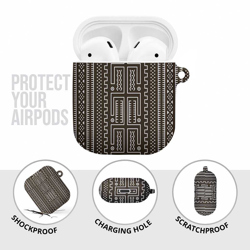 Mali Mud Cloth AirPods Case Bogolanfini Pattern