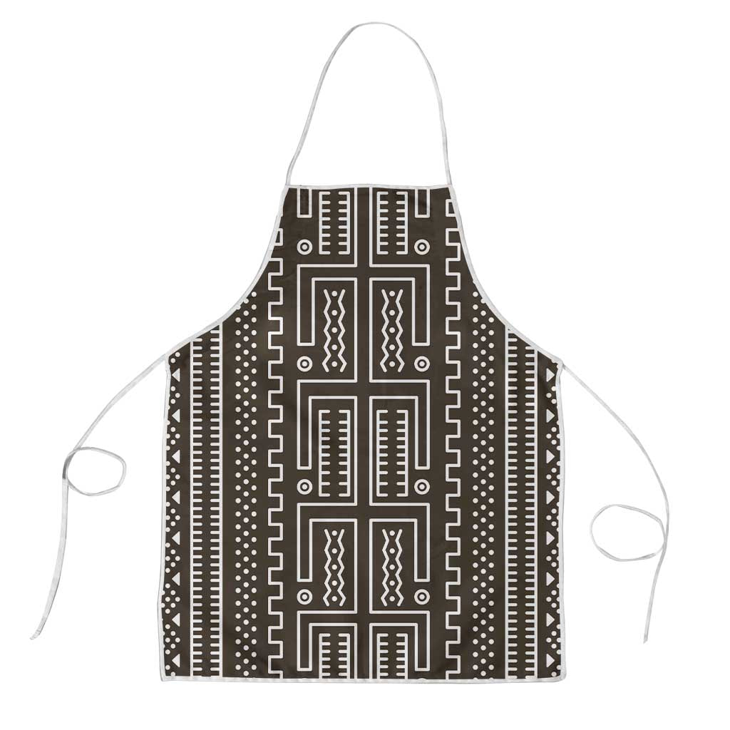Mali Mud Cloth Apron Bogolanfini Pattern