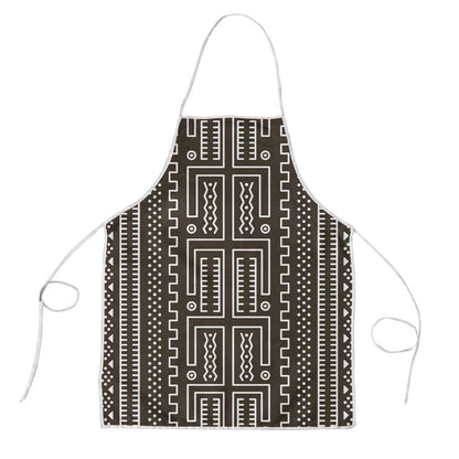 Mali Mud Cloth Apron Bogolanfini Pattern