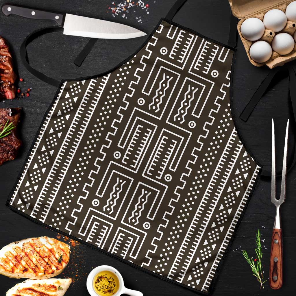 Mali Mud Cloth Apron Bogolanfini Pattern