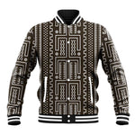 Mali Mud Cloth Bogolanfini Pattern Baseball Jacket - African Pride