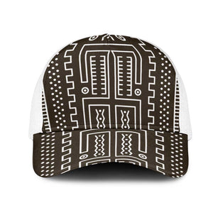 Mali Mud Cloth Bogolanfini Pattern Baseball Net Cap - African Pride