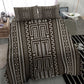 Mali Mud Cloth Bogolanfini Pattern Bedding Set - African Pride