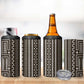 Mali Mud Cloth Bogolanfini Pattern 4 in 1 Can Cooler Tumbler - African Pride