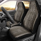 Mali Mud Cloth Bogolanfini Pattern Car Seat Cover - African Pride