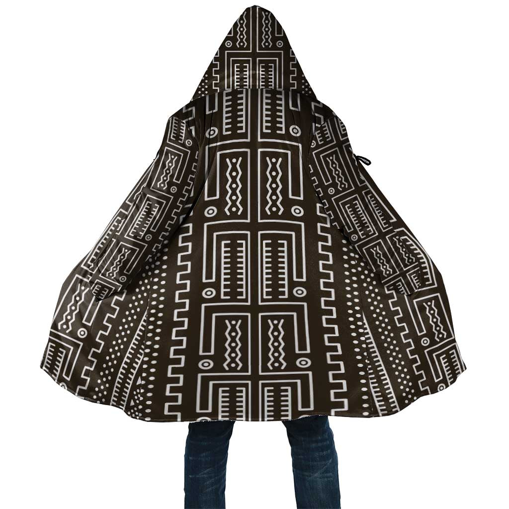 Mali Mud Cloth Cloak Bogolanfini Pattern