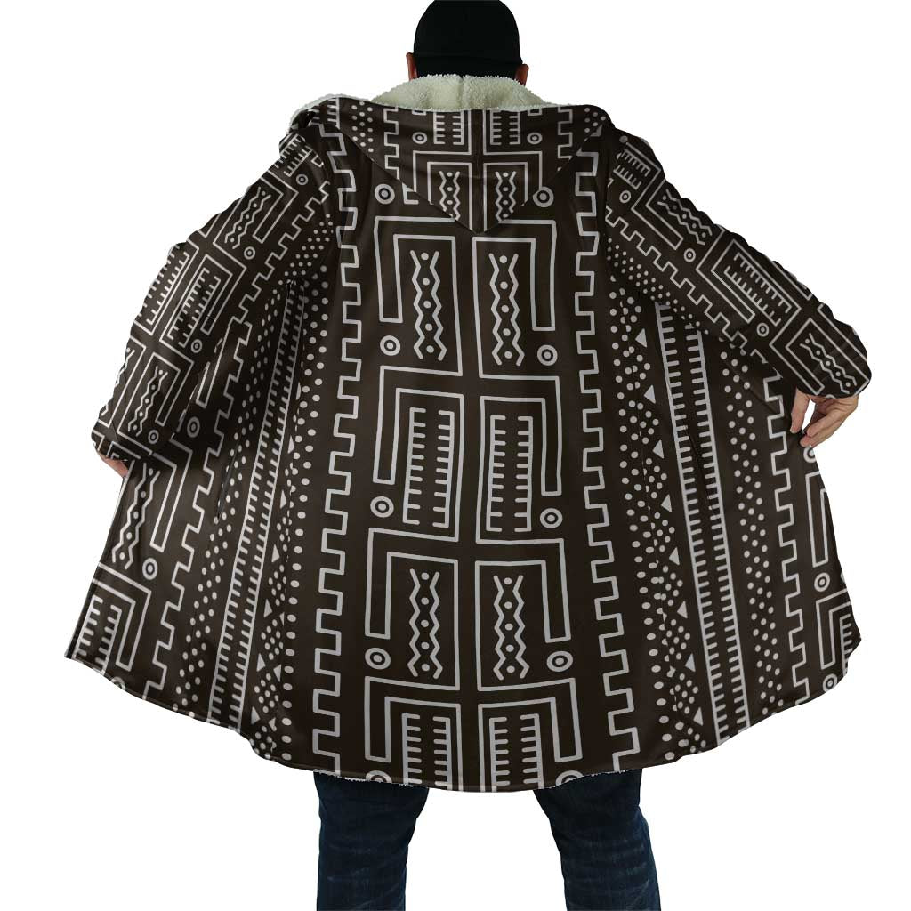 Mali Mud Cloth Cloak Bogolanfini Pattern