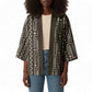 Mali Mud Cloth Kimono Bogolanfini Pattern