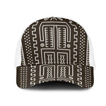 Mali Mud Cloth Bogolanfini Pattern Mesh Trucker Cap - African Pride