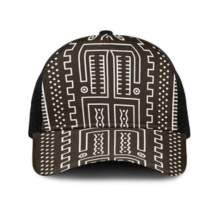 Mali Mud Cloth Bogolanfini Pattern Mesh Trucker Cap - African Pride