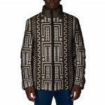 Mali Mud Cloth Padded Jacket Bogolanfini Pattern