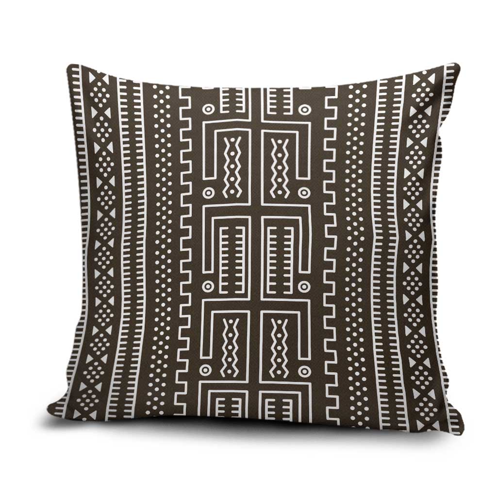 Mali Mud Cloth Pillow Cover Bogolanfini Pattern