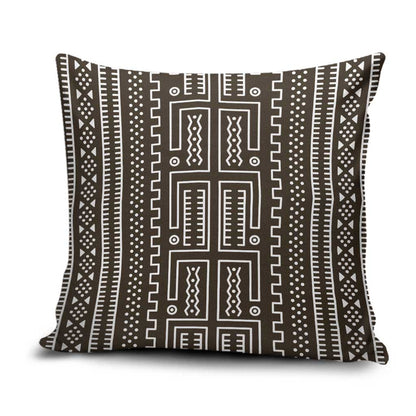 Mali Mud Cloth Pillow Cover Bogolanfini Pattern