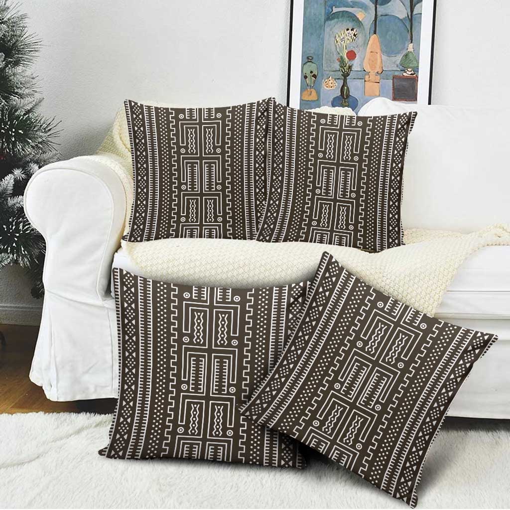 Mali Mud Cloth Pillow Cover Bogolanfini Pattern