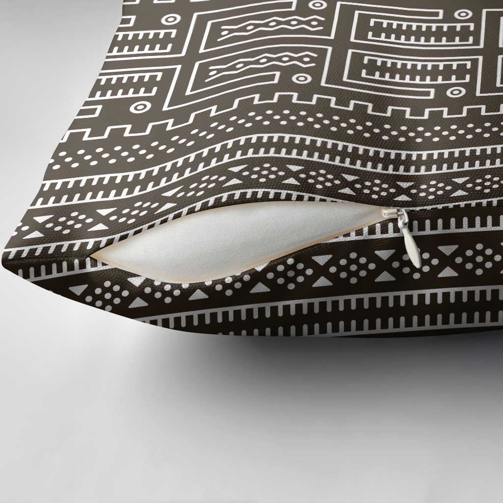 Mali Mud Cloth Pillow Cover Bogolanfini Pattern