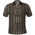 Mali Mud Cloth Bogolanfini Pattern Polo Shirt - African Pride