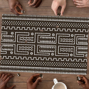 Mali Mud Cloth Puzzle Bogolanfini Pattern