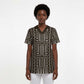 Mali Mud Cloth Bogolanfini Pattern Scrub Top - African Pride