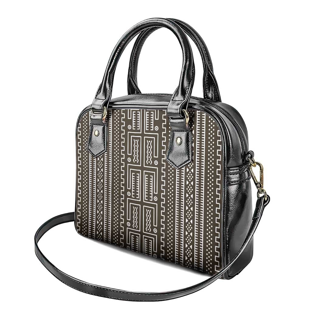 Mali Mud Cloth Bogolanfini Pattern Shoulder Handbag - African Pride