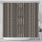 Mali Mud Cloth Bogolanfini Pattern Shower Curtain - African Pride