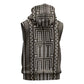 Mali Mud Cloth Bogolanfini Pattern Sleeveless Zip Hoodie - African Pride