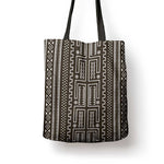 Mali Mud Cloth Tote Bag Bogolanfini Pattern