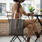 Mali Mud Cloth Tote Bag Bogolanfini Pattern