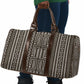 Mali Mud Cloth Travel Bag Bogolanfini Pattern