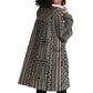 Mali Mud Cloth Bogolanfini Pattern Wearable Blanket Hoodie - African Pride