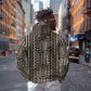Mali Mud Cloth Bogolanfini Pattern Zip Hoodie - African Pride