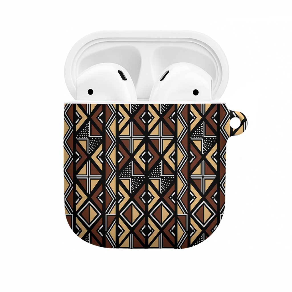 Mali Mud Cloth Legacy Pattern AirPods Case Ethnic Geometry Style