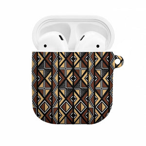 Mali Mud Cloth Legacy Pattern AirPods Case Ethnic Geometry Style