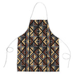 Mali Mud Cloth Legacy Pattern Apron Ethnic Geometry Style