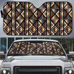 Mali Mud Cloth Legacy Pattern Auto Sun Shade Ethnic Geometry Style