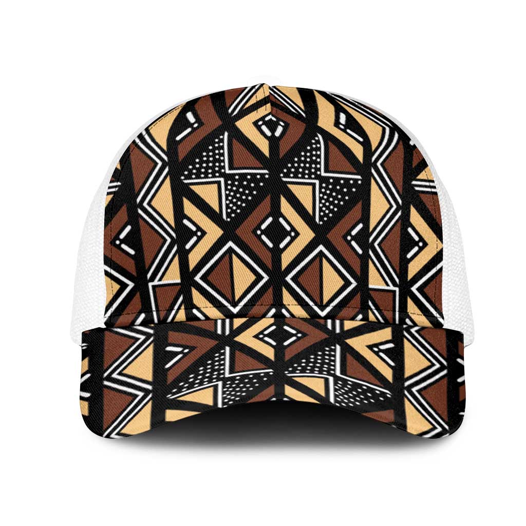 Mali Mud Cloth Legacy Baseball Net Cap African Tribal Pattern - African Pride