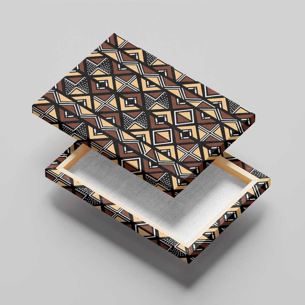 Mali Mud Cloth Legacy Canvas Wall Art African Tribal Pattern - African Pride
