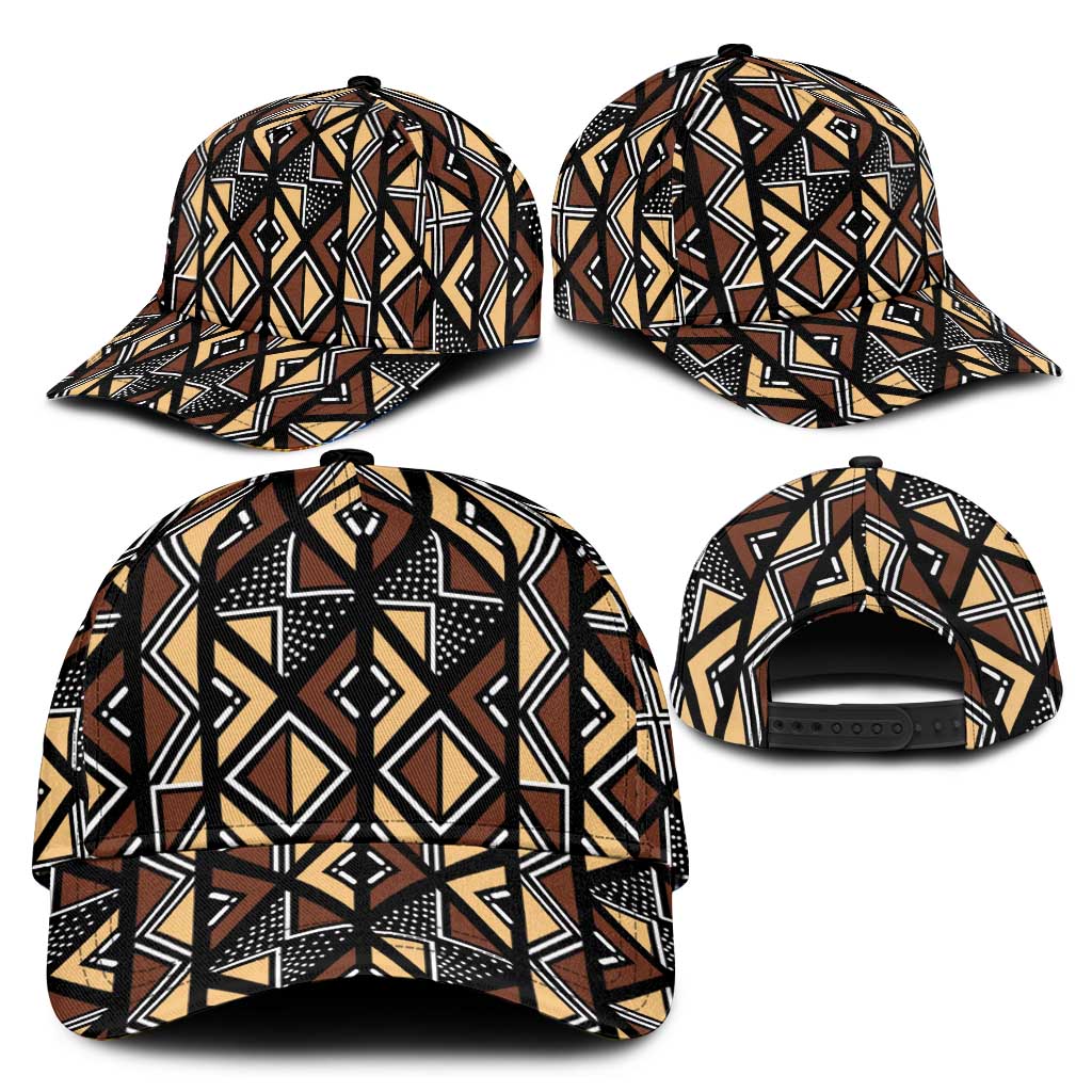 Mali Mud Cloth Legacy Classic Cap African Tribal Pattern - African Pride