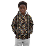 Mali Mud Cloth Legacy Kid Hoodie African Tribal Pattern - African Pride