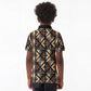 Mali Mud Cloth Legacy Kid Polo Shirt African Tribal Pattern - African Pride