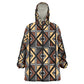 Mali Mud Cloth Legacy Kid Wearable Blanket Hoodie African Tribal Pattern - African Pride