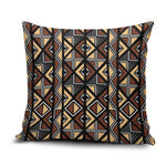 Mali Mud Cloth Legacy Pattern Pillow Cover Ethnic Geometry Style