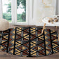 Mali Mud Cloth Legacy Round Carpet African Tribal Pattern - African Pride