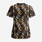 Mali Mud Cloth Legacy Scrub Top African Tribal Pattern - African Pride