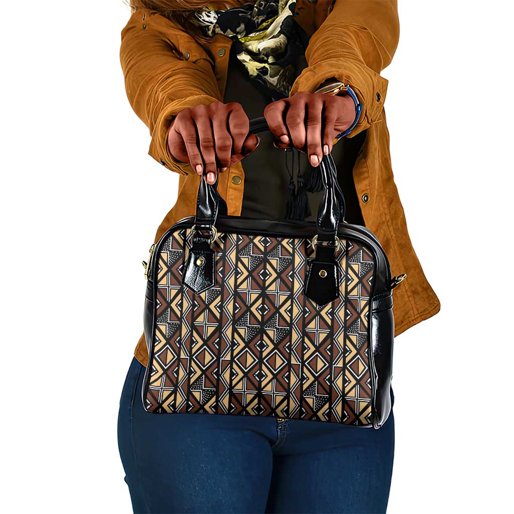 Mali Mud Cloth Legacy Shoulder Handbag African Tribal Pattern - African Pride